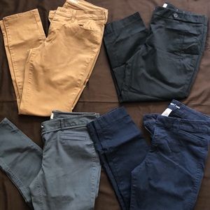 Lot of 4 Women’s work pants size 8